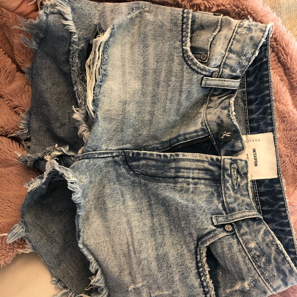 One Teaspoon high waist denim short